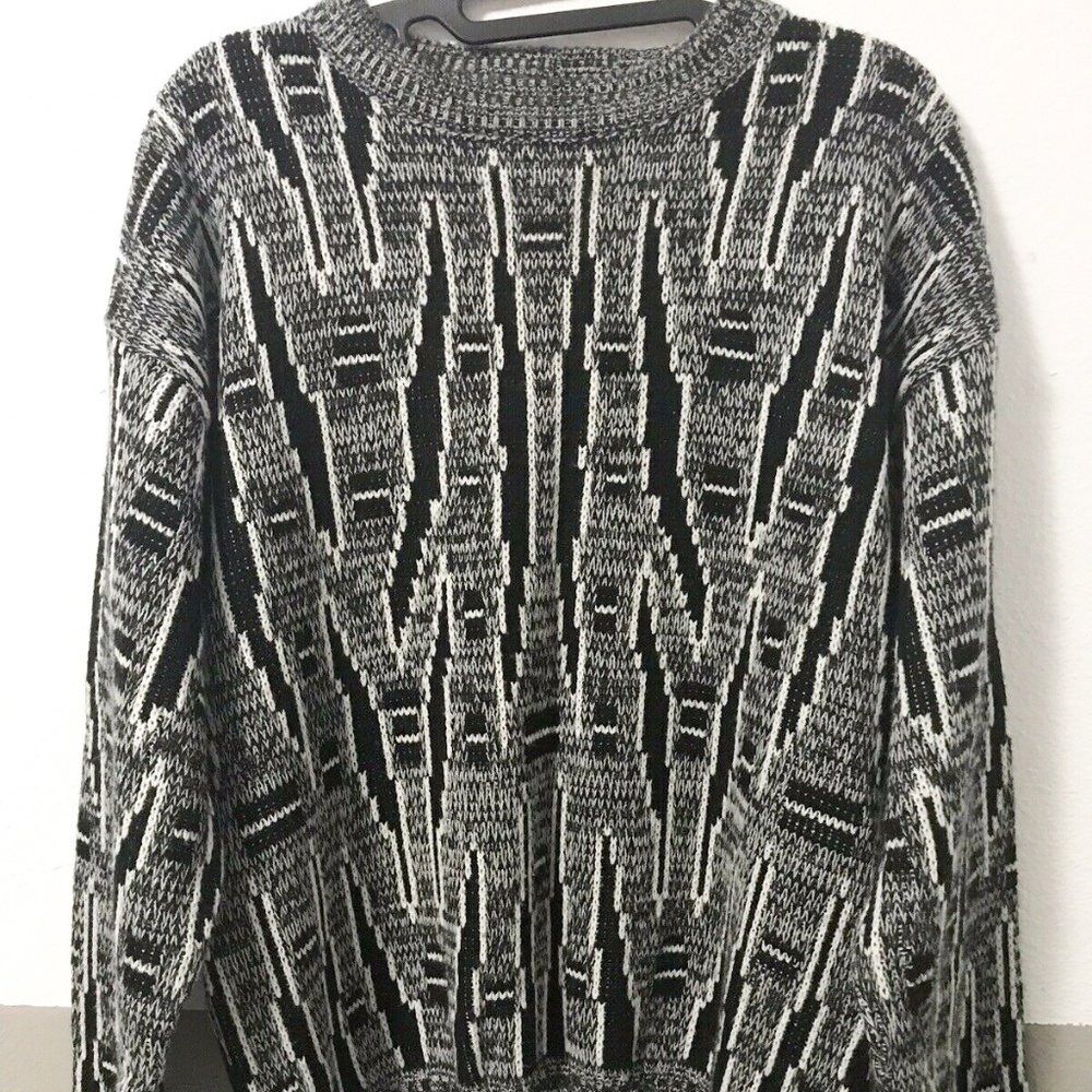 BARNABY Vintage “Grandpa” acrylic sweater size L